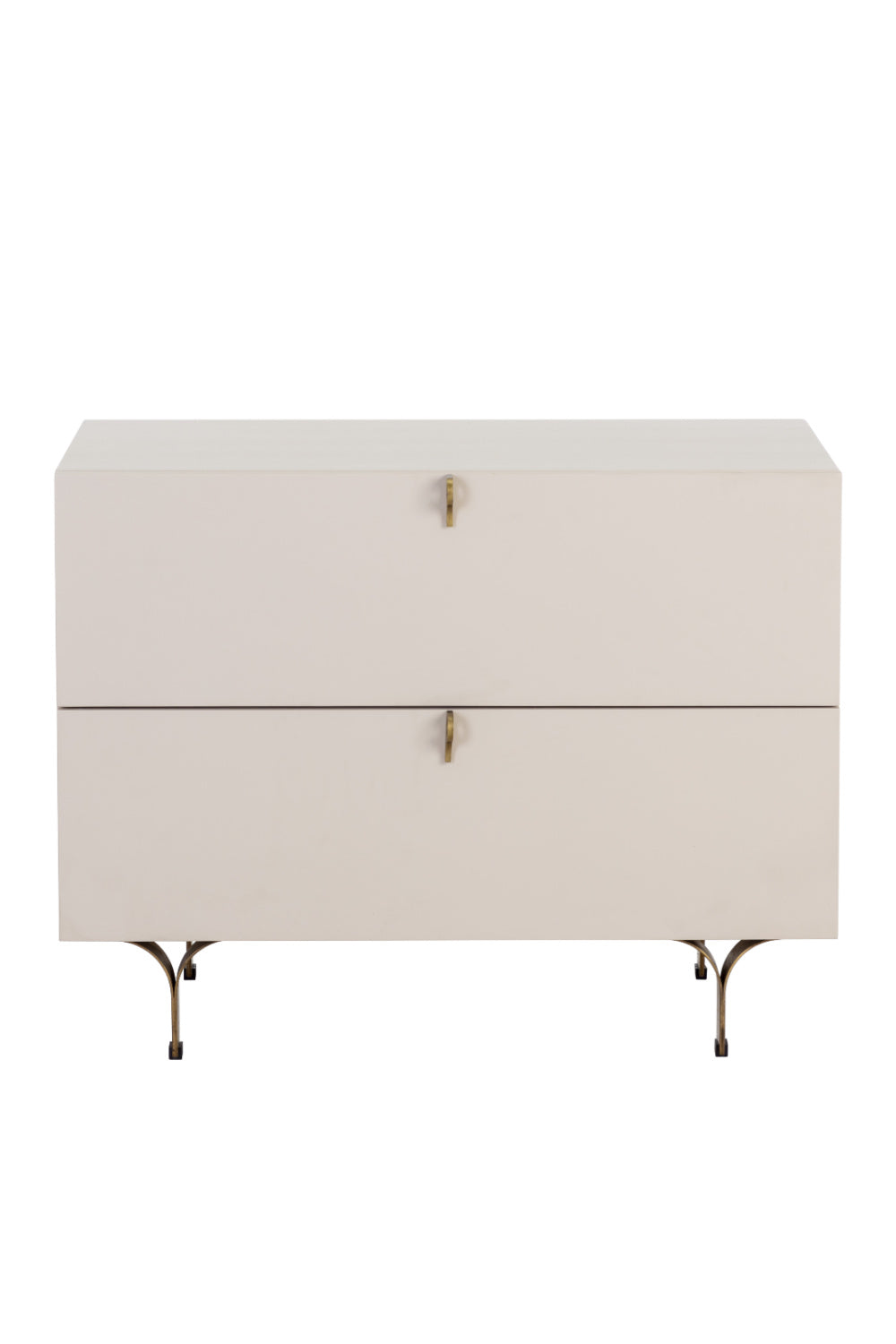 Cream Wood 2-Drawer Nightstand by Splendido Celine, alternate view 17