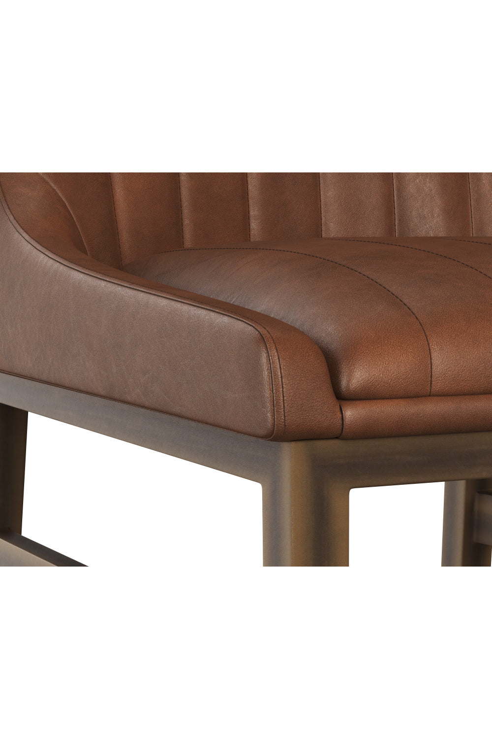 Channel-Tufted Counter Stool by Splendido Halden, alternate view 12