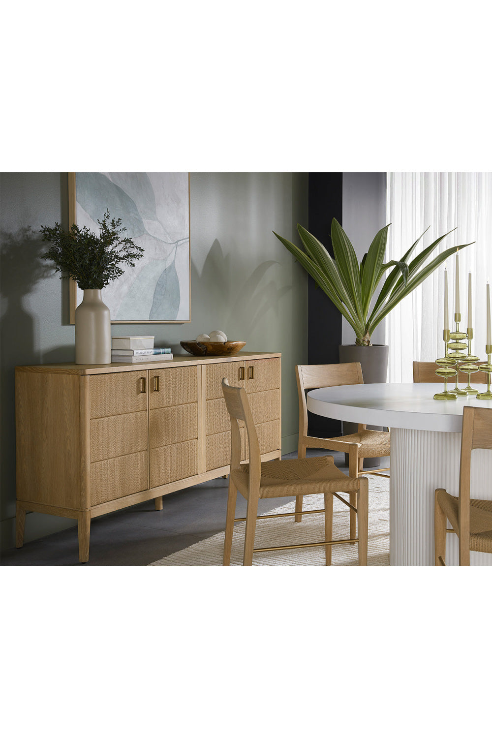 Natural Rope Seat Dining Chairs (2) by Splendido Bondi, alternate view 13