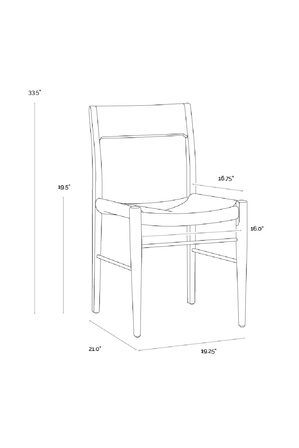 Natural Rope Seat Dining Chairs (2) by Splendido Bondi, alternate view 14