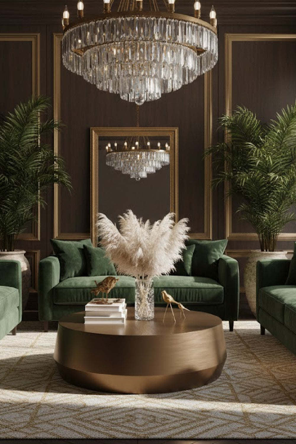 Etched Aluminum Coffee Table | Splendido Creed | Oroa.com