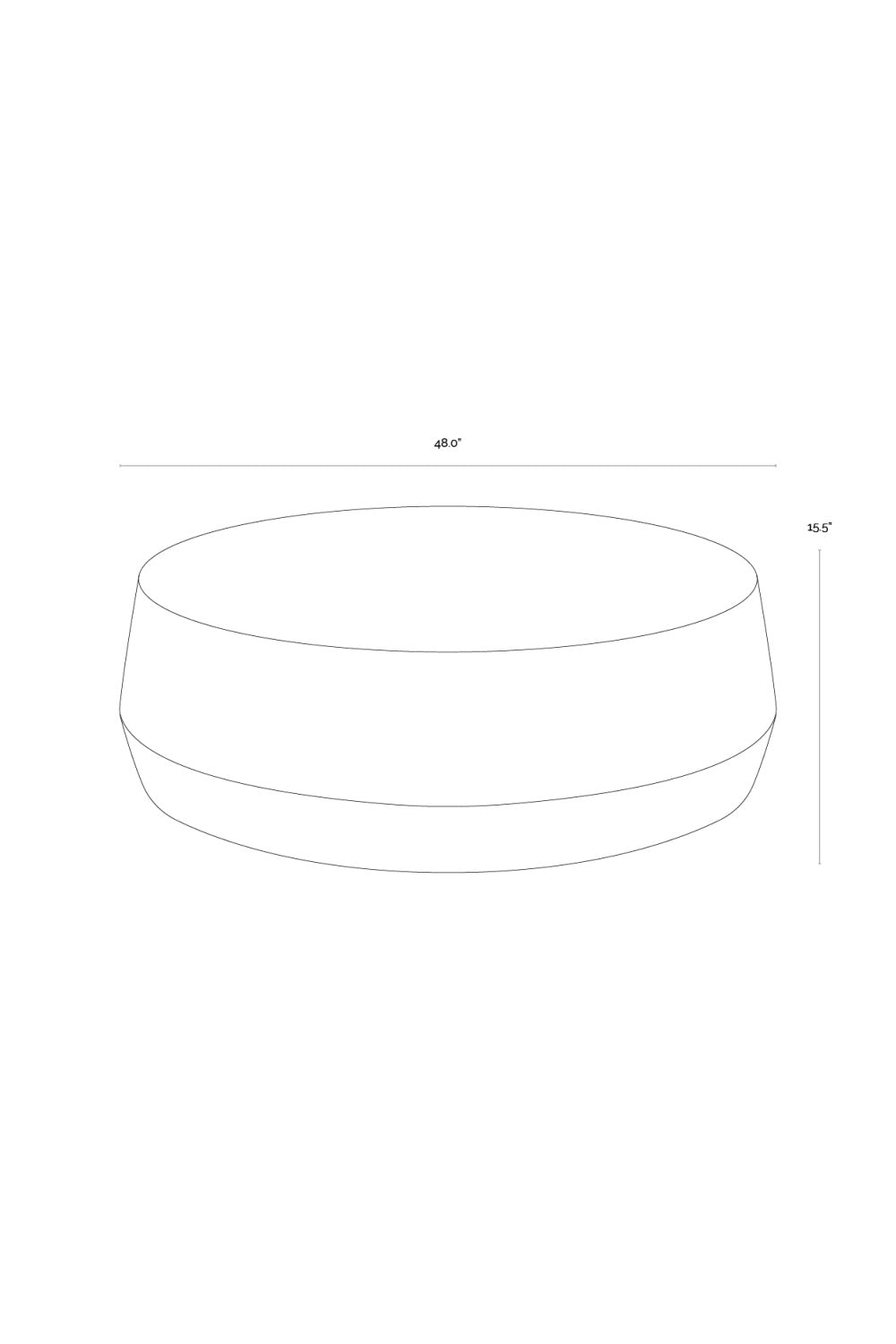 Etched Aluminum Coffee Table | Splendido Creed | Oroa.com