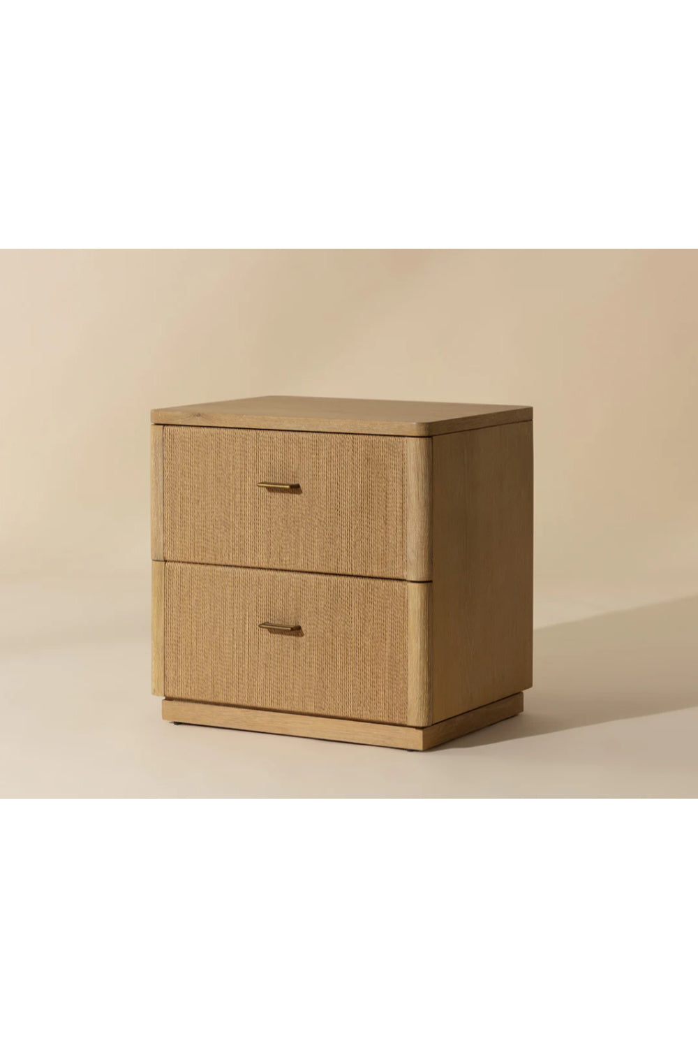 Modern European furniture - Rope Wrapped 2-Door Nightstand - www.oroa.com