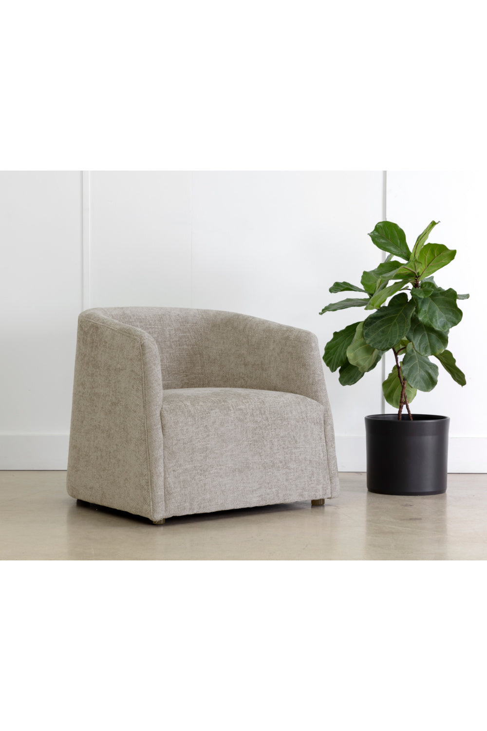 Curved Back Lounge Chair by Splendido Serenade Accent Chair, alternate view 13
