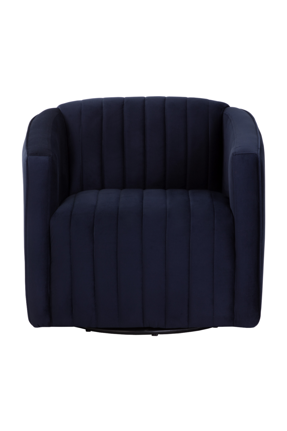 Channel Tufted Swivel Lounge Chair by Splendido Garrison Accent Chair, alternate view 3