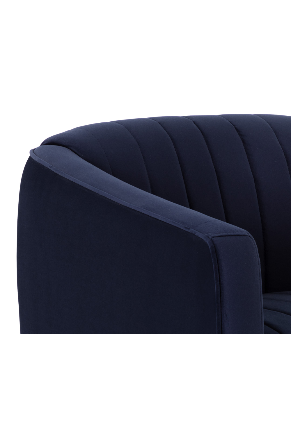 Channel Tufted Swivel Lounge Chair by Splendido Garrison Accent Chair, alternate view 6