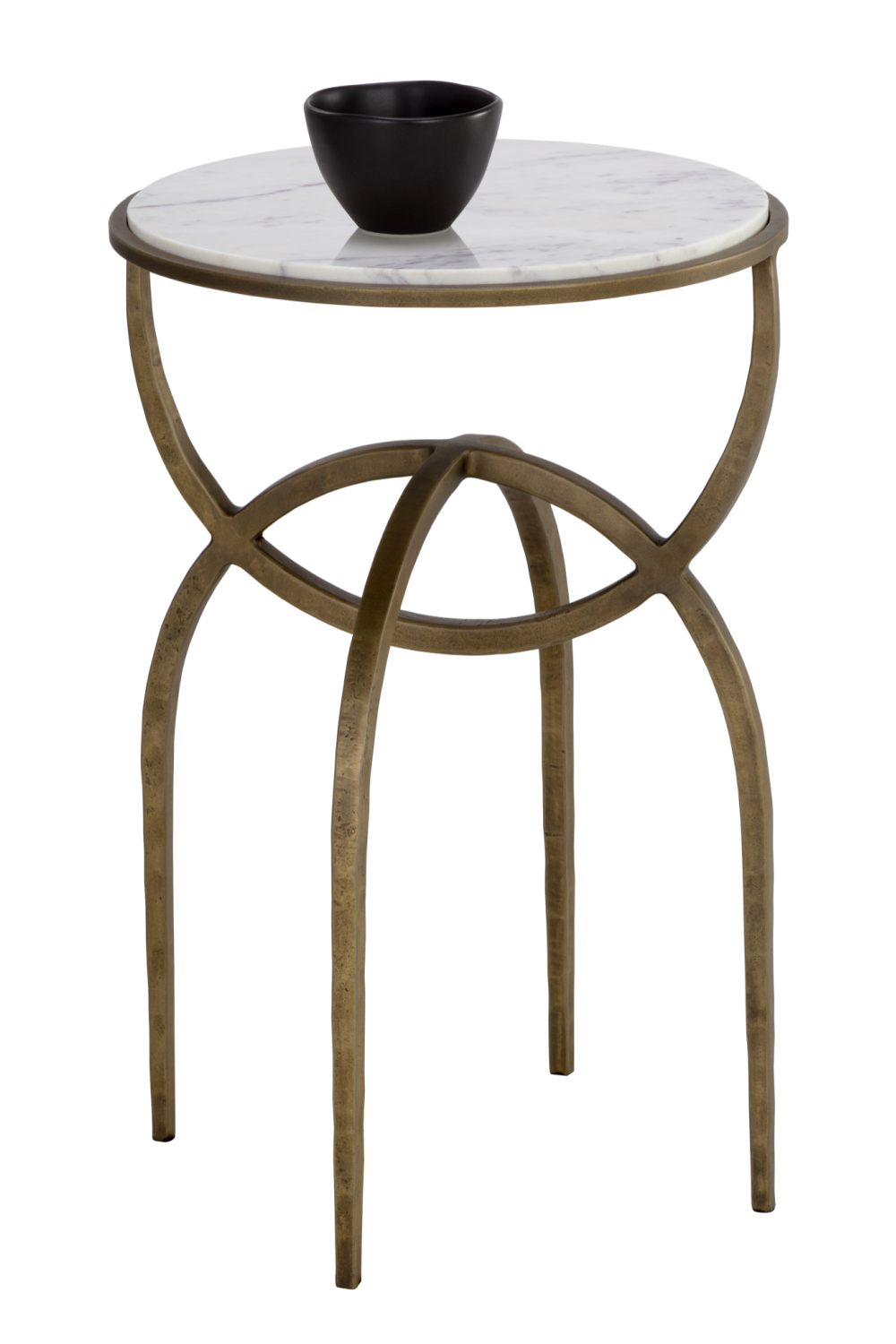 Marble Round End Table by Splendido Alicent Side Table, alternate view 4