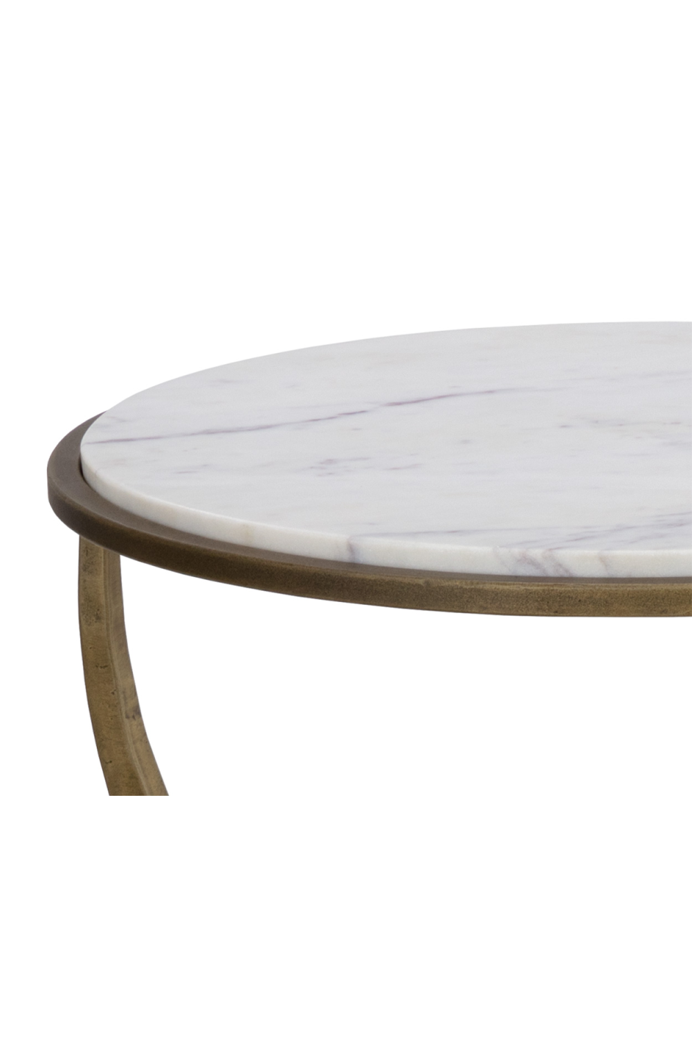 Marble Round End Table by Splendido Alicent Side Table, alternate view 6