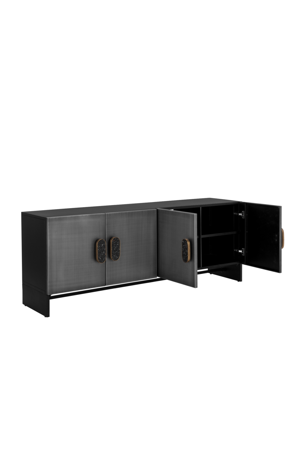 Modern European furniture - 4-Door Silver Sideboard - www.oroa.com