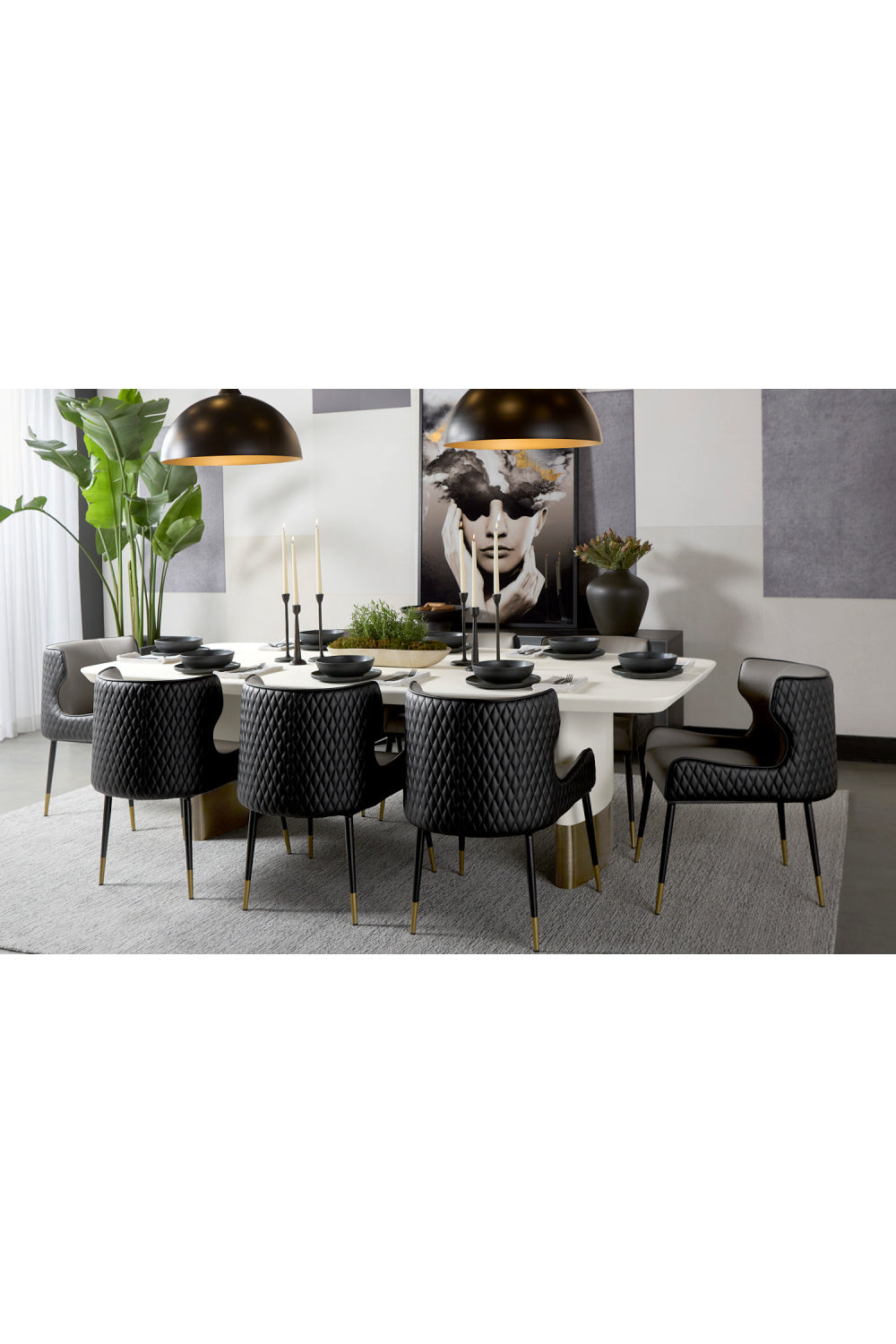 Modern European furniture - 4-Door Silver Sideboard - www.oroa.com