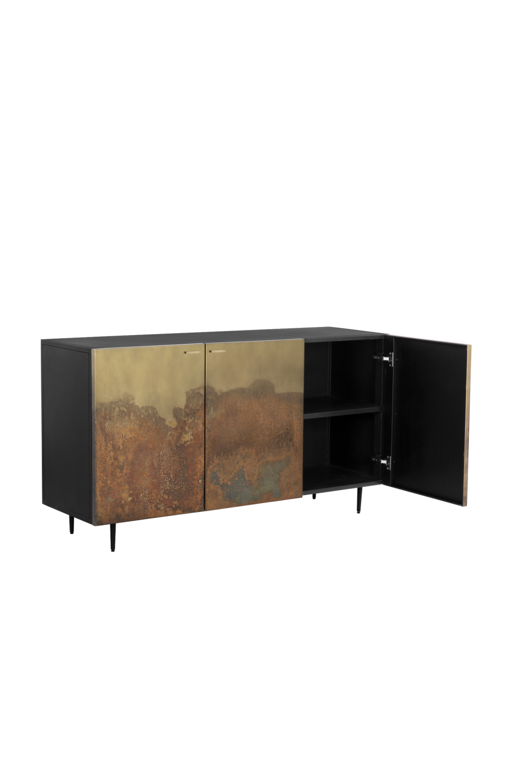 Ombre Antique Brass 3-Door Sideboard by Splendido Auburn, alternate view 5