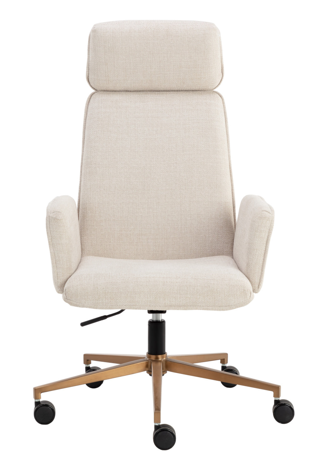 Curved Upholstered Office Chair by Splendido Kalev
