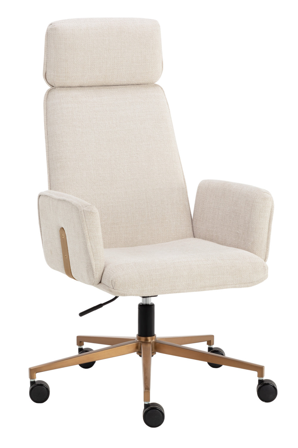 Curved Upholstered Office Chair by Splendido Kalev, alternate view 3