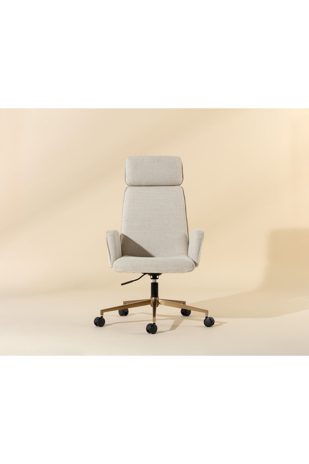 Curved Upholstered Office Chair by Splendido Kalev, alternate view 9