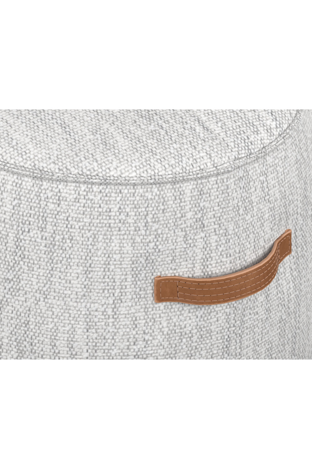 Modern European furniture - Ottoman with Decorative Handles - www.oroa.com