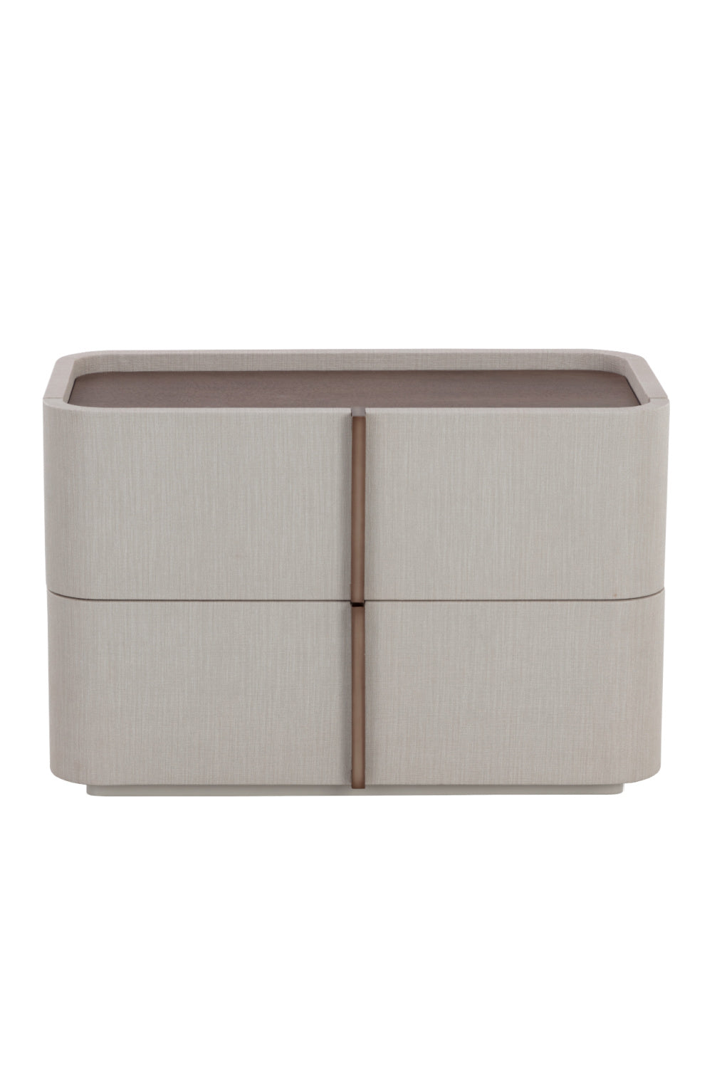 Leather-Look 2-Drawer Nightstand | Splendido Jamille | Oroa.com