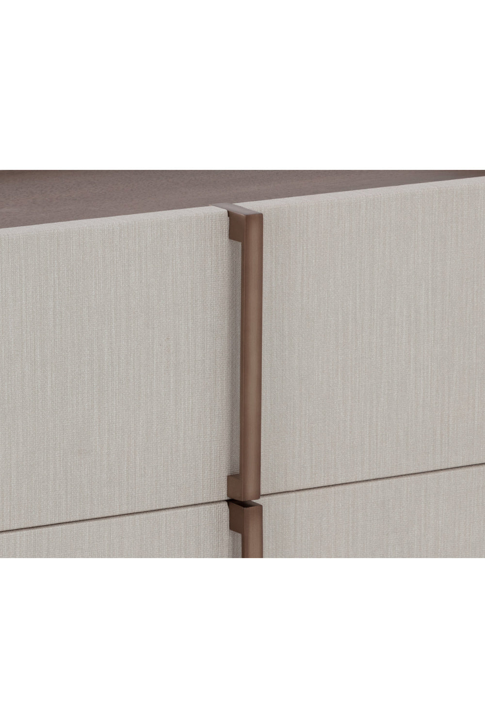 Leather-Look 2-Drawer Nightstand | Splendido Jamille | Oroa.com