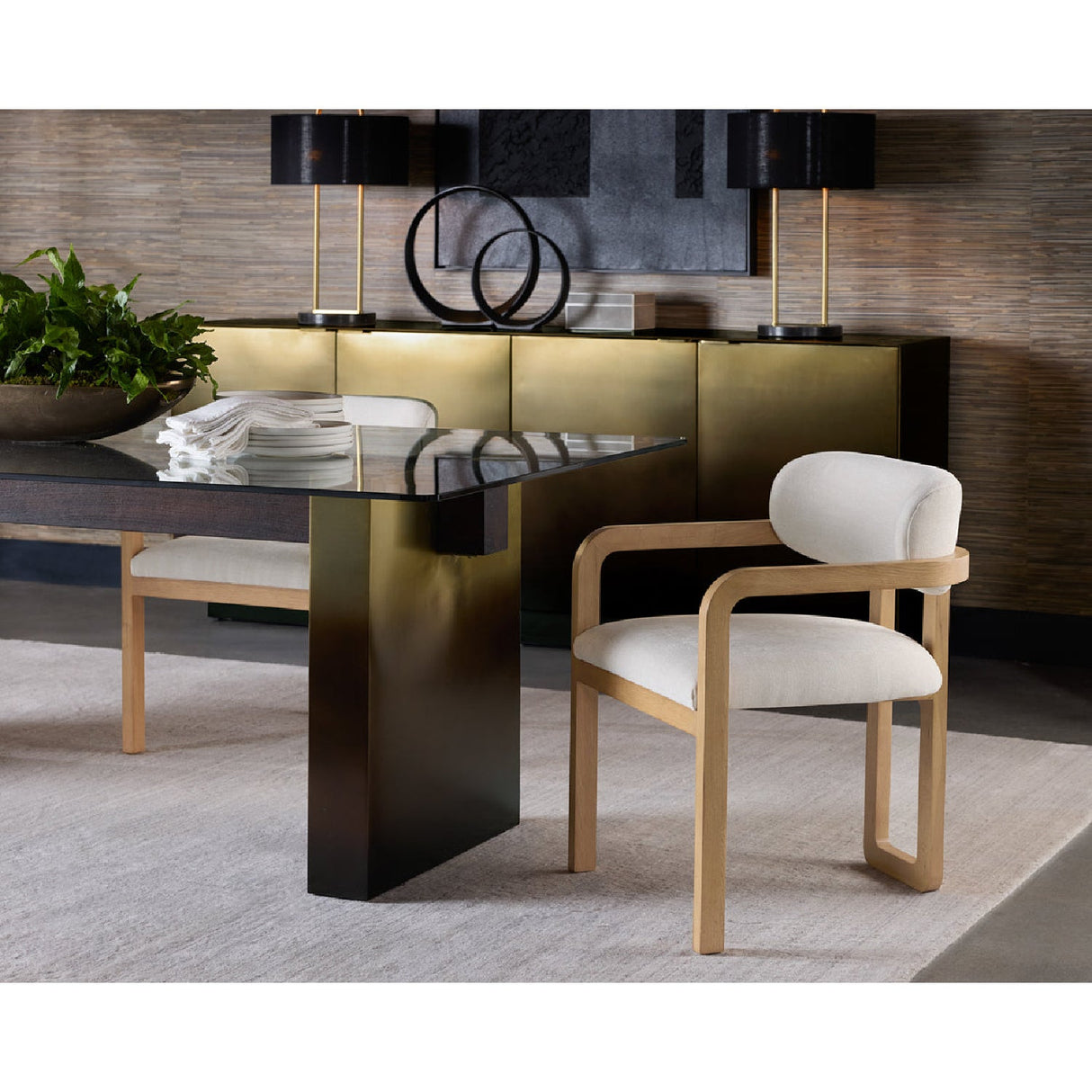 Bronze Ombre 4-Door Sideboard by Splendido Calvosa, alternate view 12