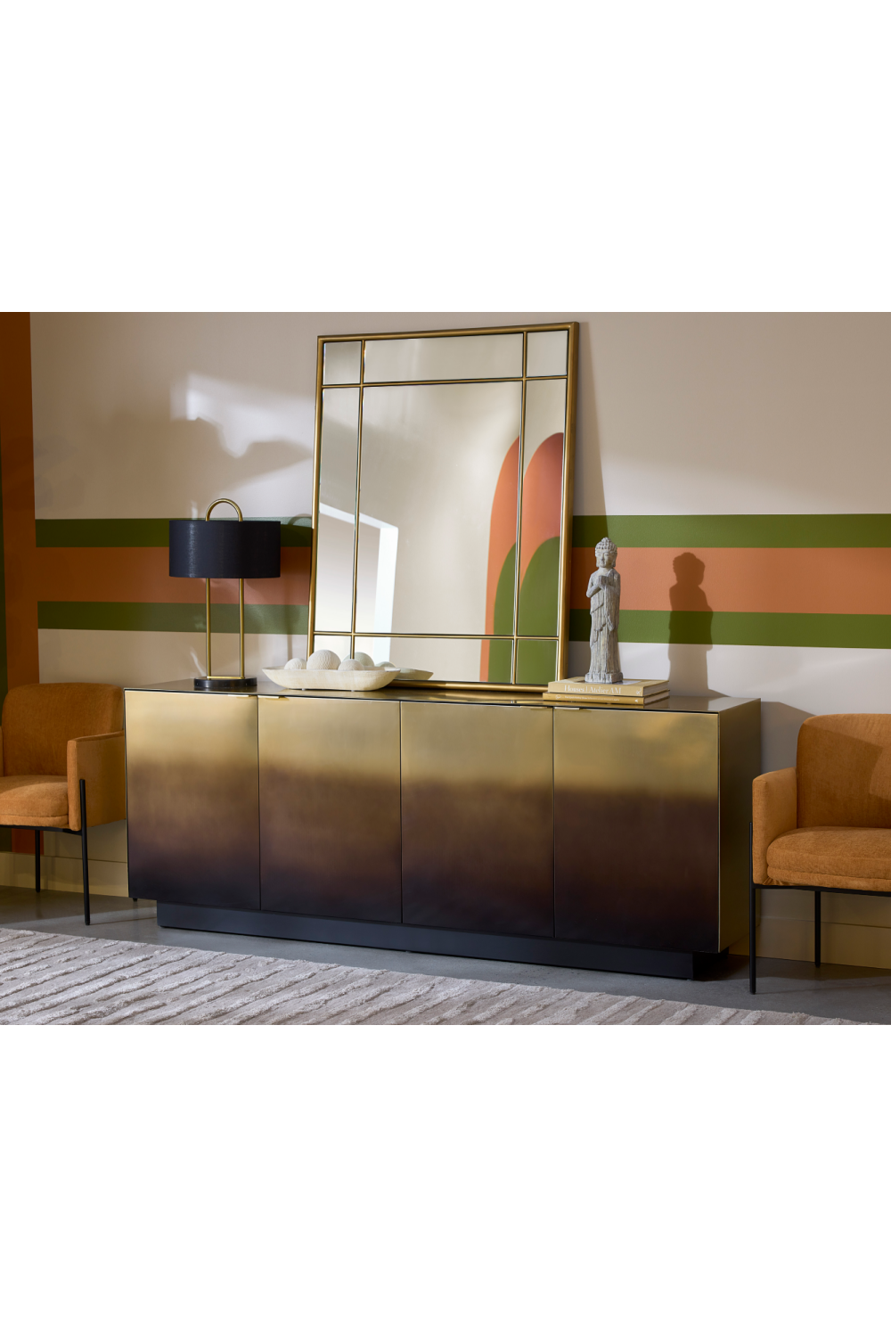Bronze Ombre 4-Door Sideboard | Splendido Calvosa