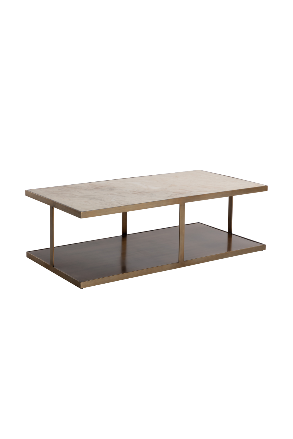 Modern European furniture - Beige Marble Rectangular Coffee Table - www.oroa.com