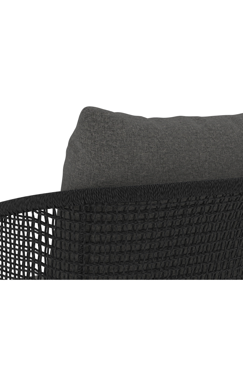 Gray Weave Indoor/Outdoor Counter Stool by Splendido Capri Outdoor Lounge Chair, alternate view 7