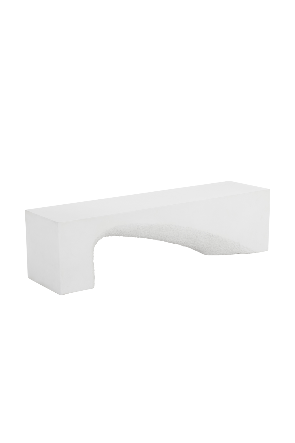 Textured Concrete Bench by Splendido Soma, alternate view 3