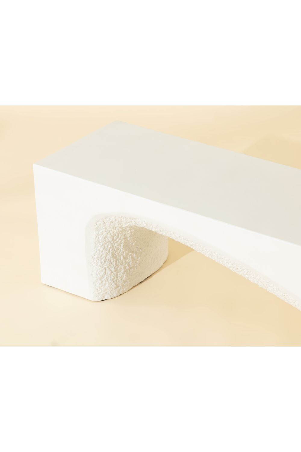 Textured Concrete Bench by Splendido Soma, alternate view 6