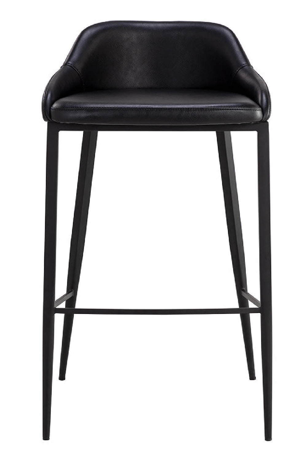 Modern European furniture - Low-Back Leather Look Bar Stool - www.oroa.com