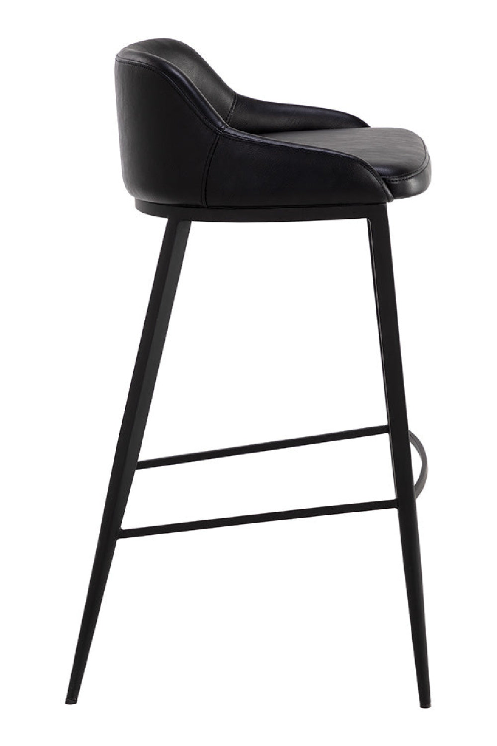 Low-Back Leather Look Bar Stool by Splendido Astra Barstool, alternate view 26