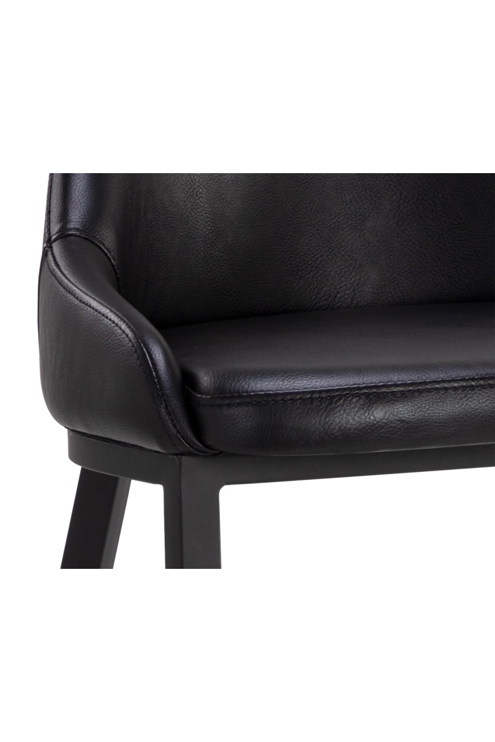 Low-Back Leather Look Bar Stool by Splendido Astra Barstool, alternate view 28