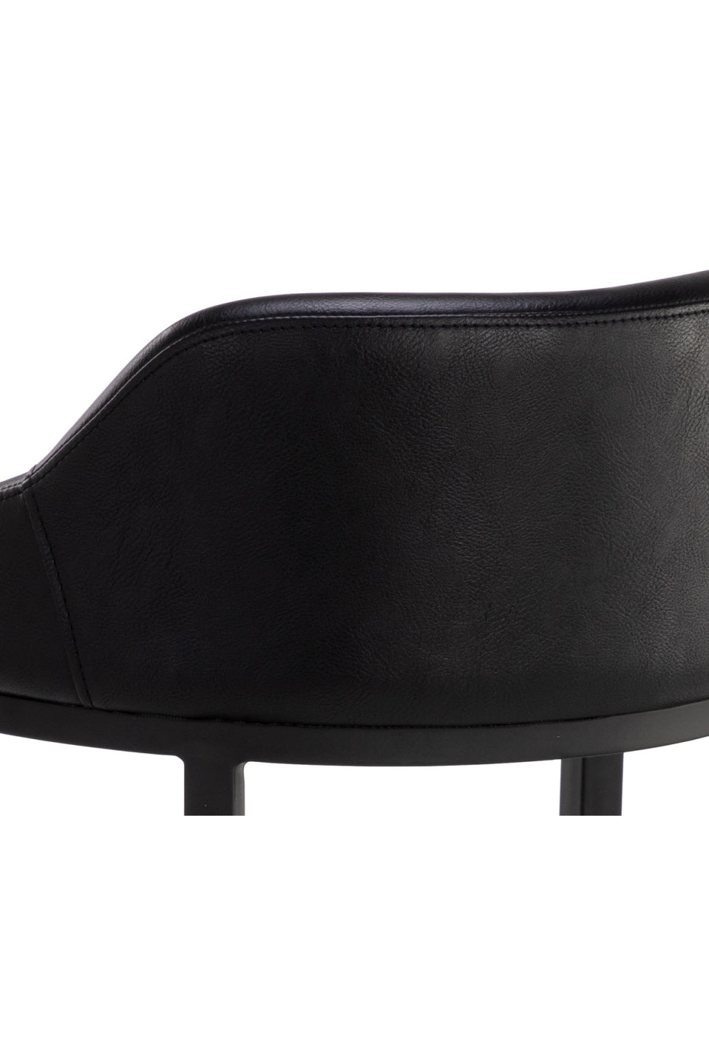 Low-Back Leather Look Bar Stool by Splendido Astra Barstool, alternate view 30