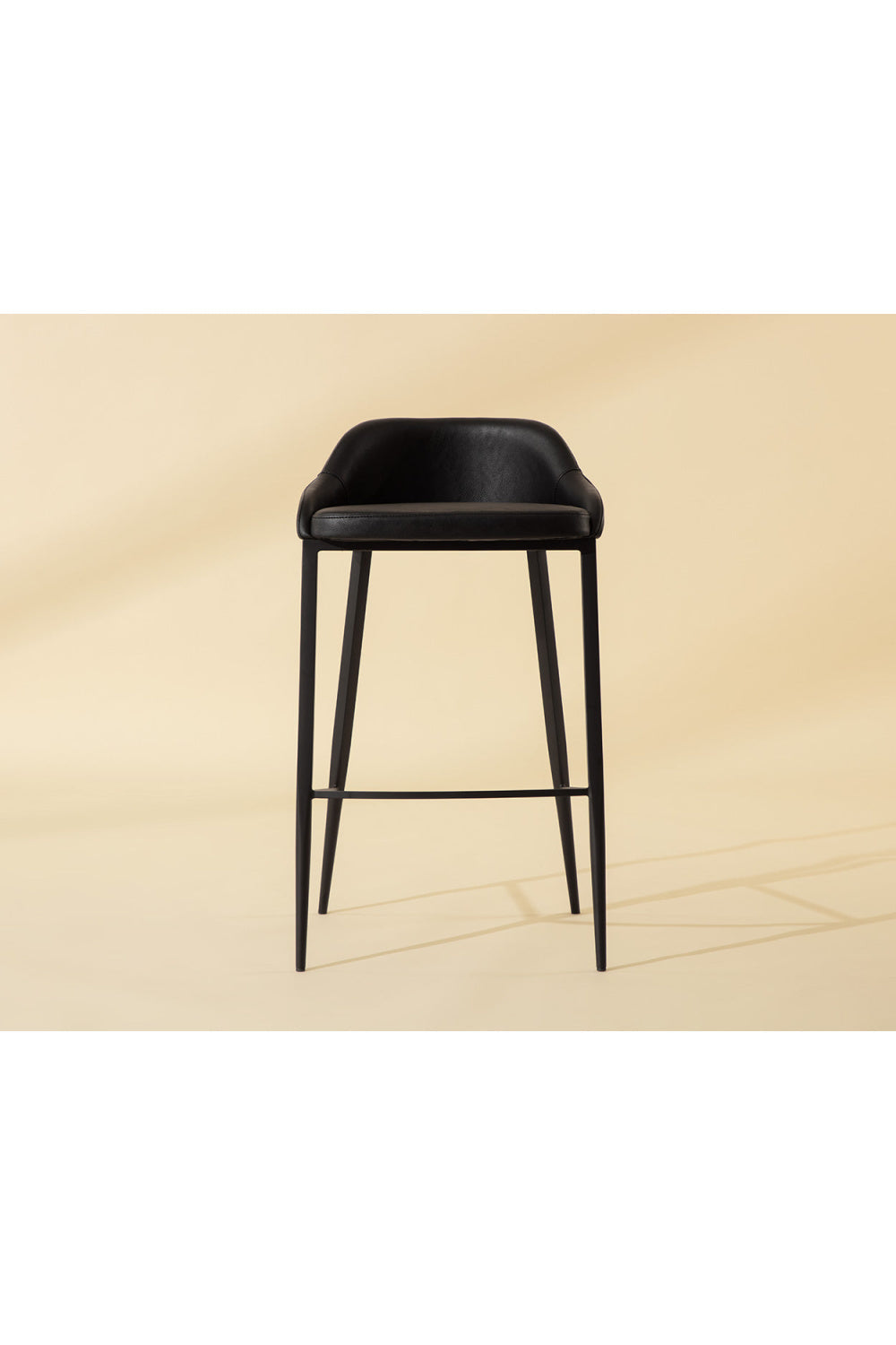 Low-Back Leather Look Bar Stool by Splendido Astra Barstool, alternate view 31