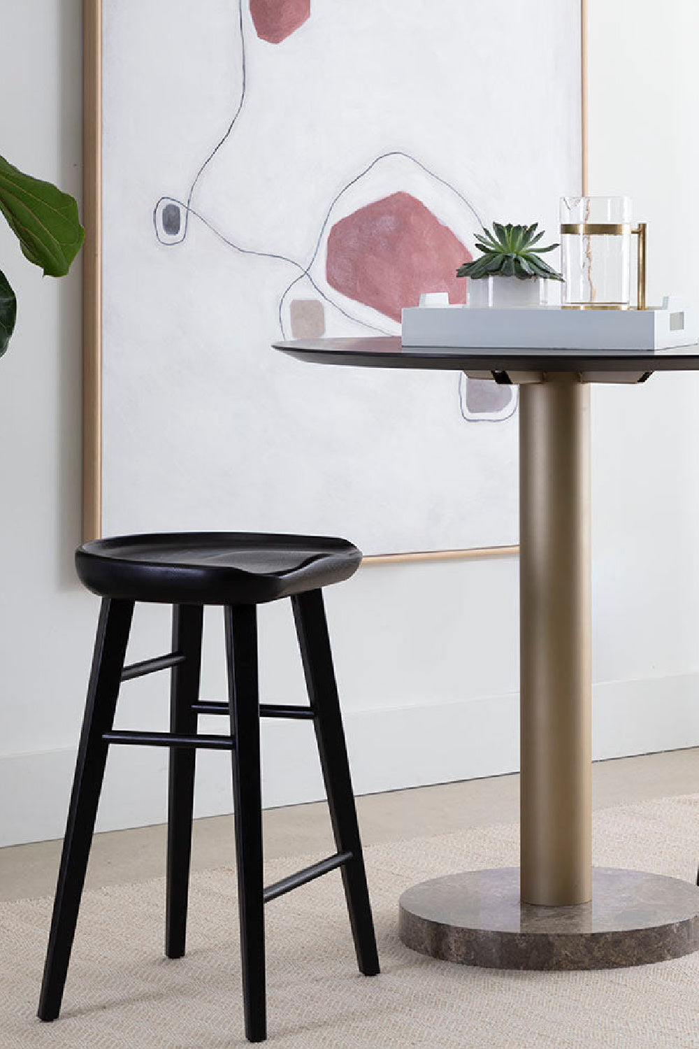 Wooden Counter Stool by Splendido Dominic, alternate view 20