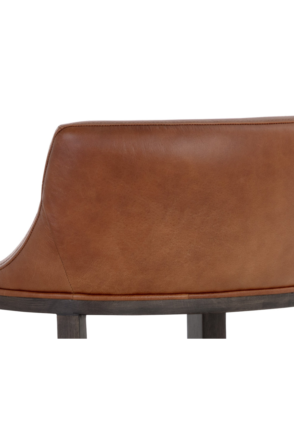 Brown Leather Counter Stool by Splendido Brylea, alternate view 5