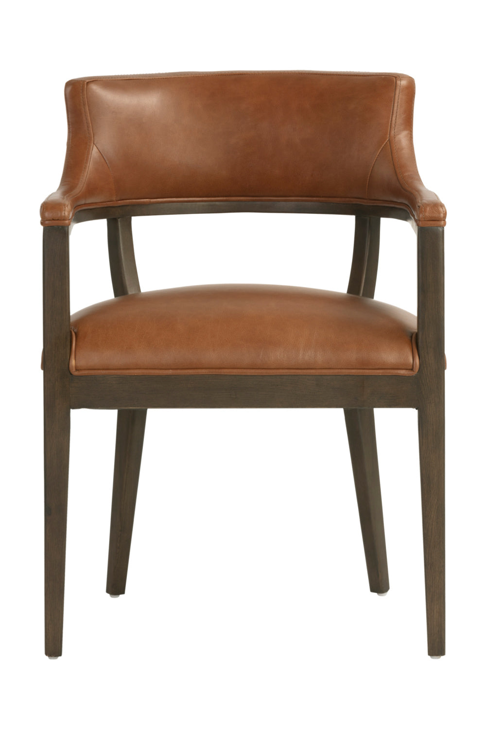 Oak Framed Leather Dining Chair by Splendido Brylea, alternate view 3