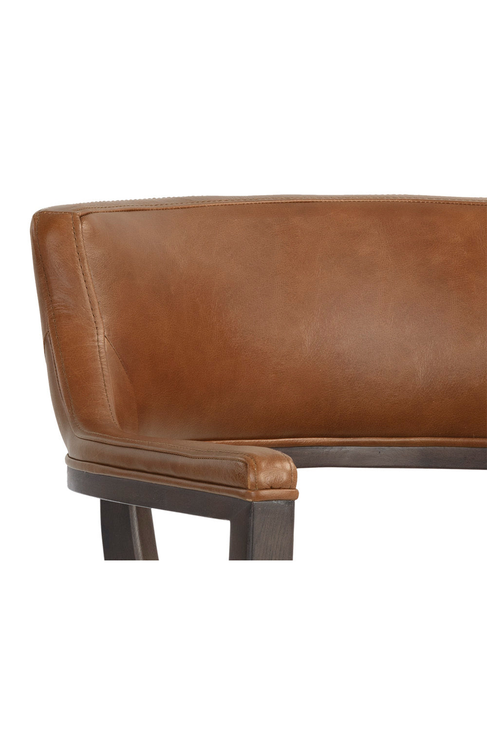 Oak Framed Leather Dining Chair by Splendido Brylea, alternate view 6