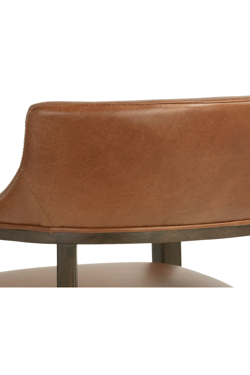 Oak Framed Leather Dining Chair by Splendido Brylea, alternate view 7