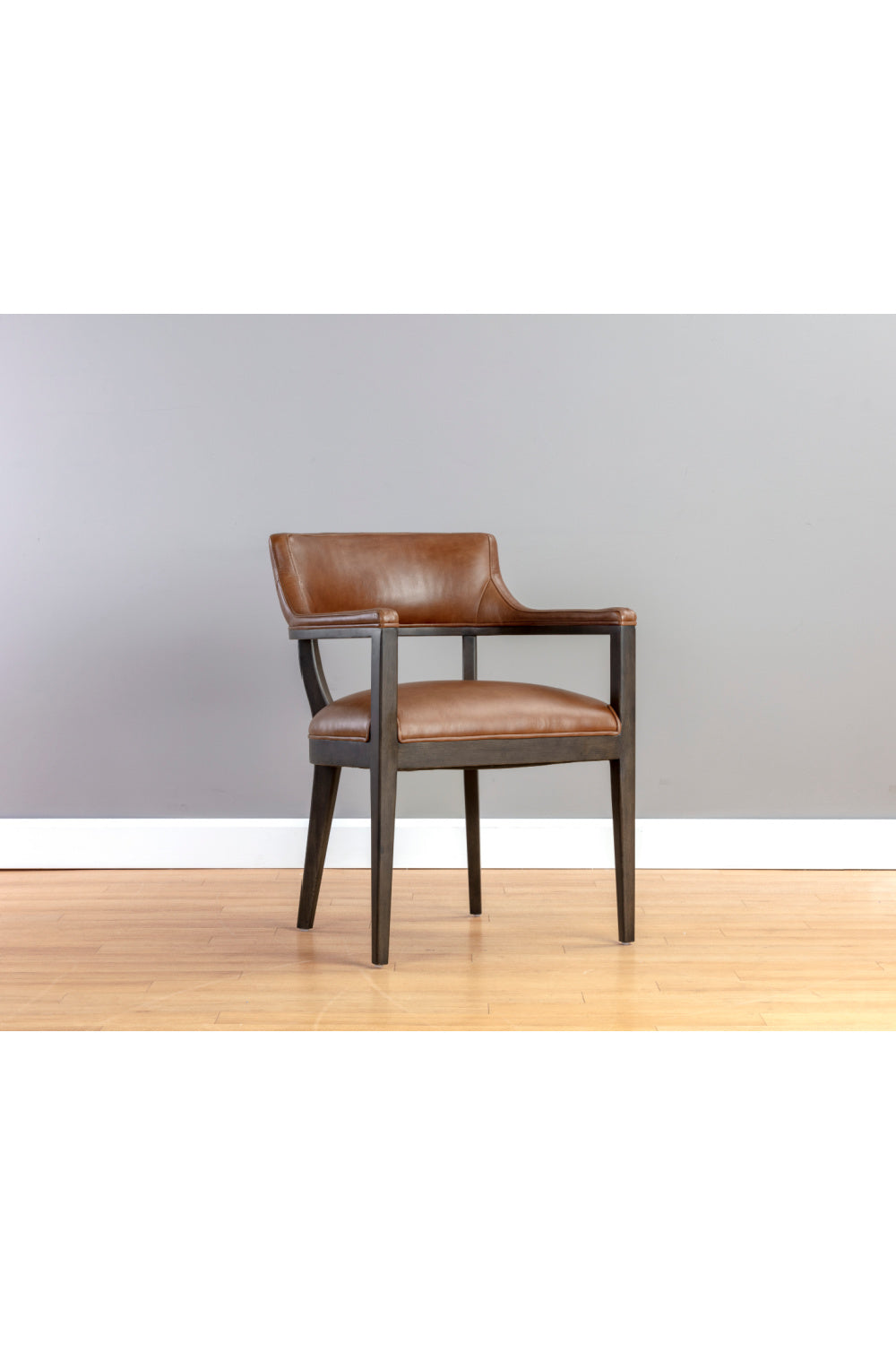 Oak Framed Leather Dining Chair by Splendido Brylea, alternate view 9