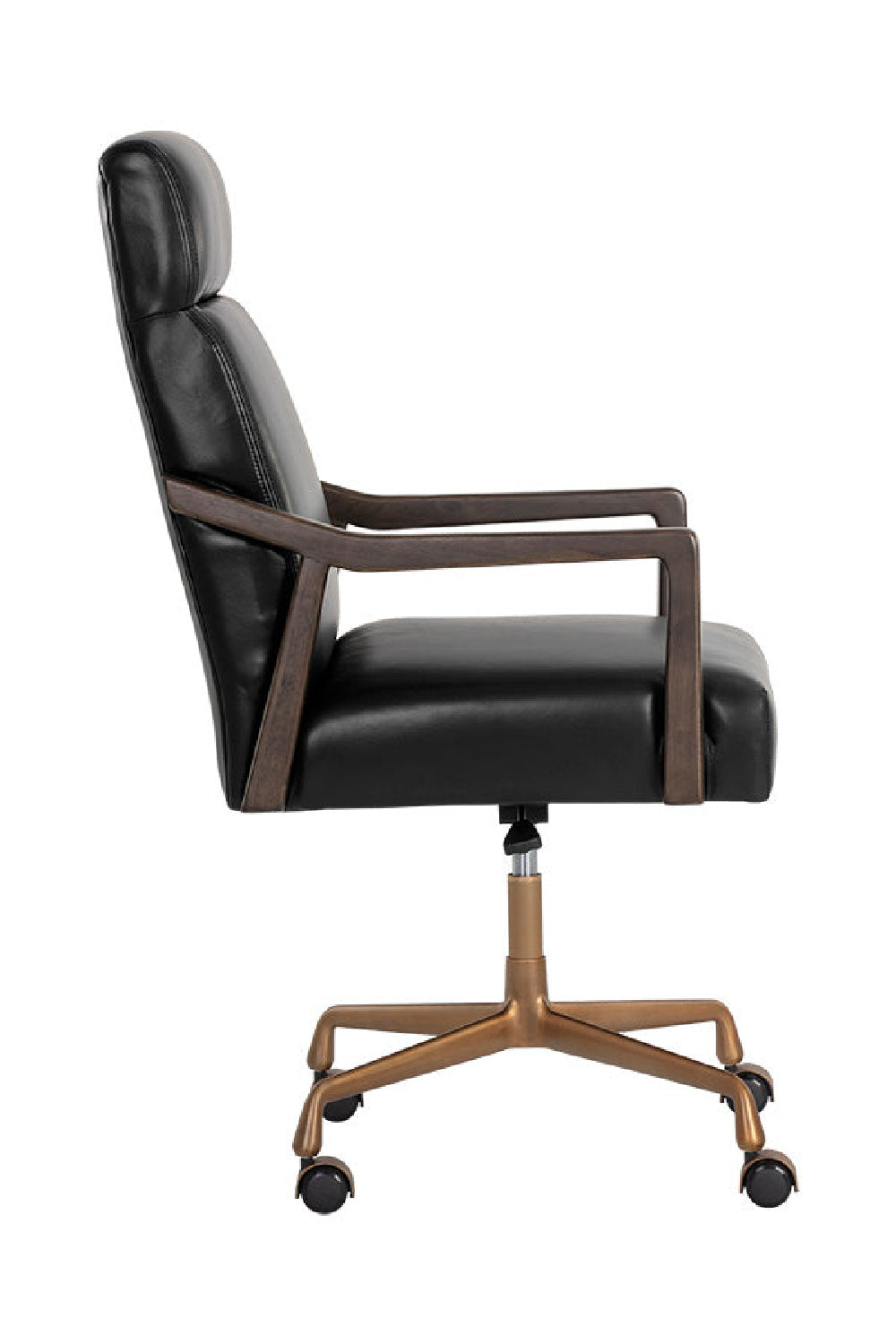High-Back Leather Office Chair by Splendido Collin, alternate view 15