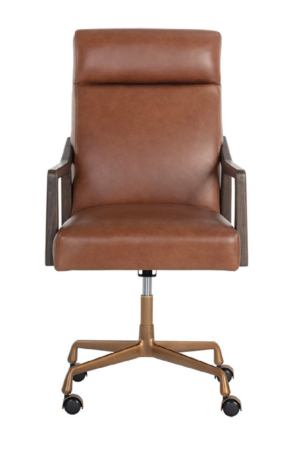High-Back Leather Office Chair by Splendido Collin, alternate view 4