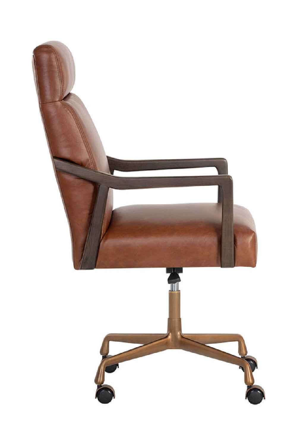 High-Back Leather Office Chair by Splendido Collin, alternate view 6