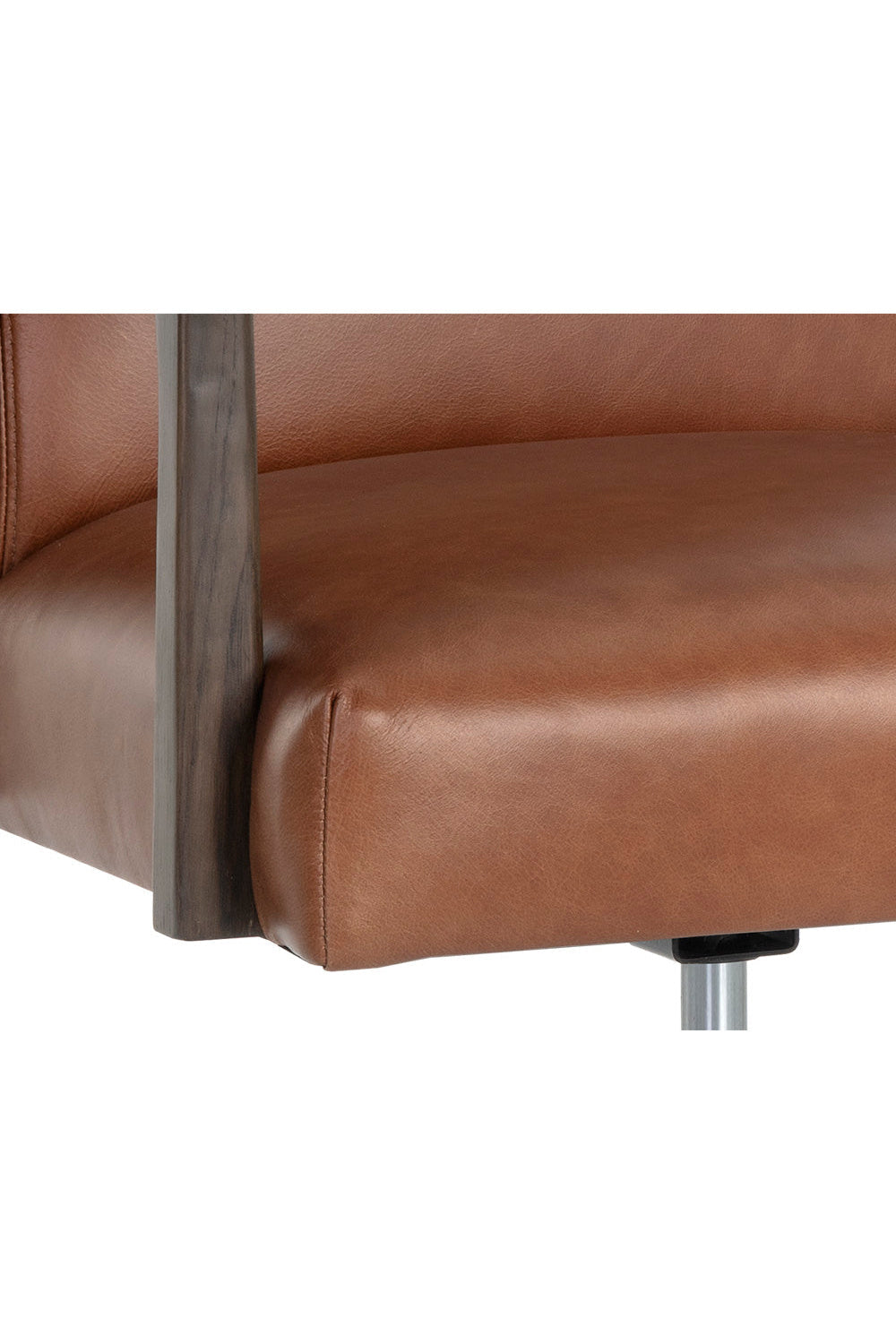 High-Back Leather Office Chair by Splendido Collin, alternate view 7