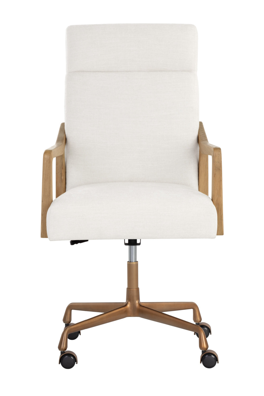 High-Back Ivory Office Chair by Splendido Collin