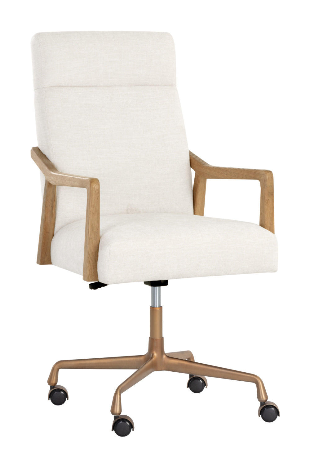 High-Back Ivory Office Chair by Splendido Collin, alternate view 3