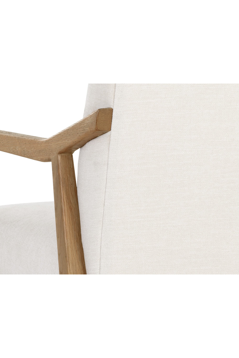 High-Back Ivory Office Chair by Splendido Collin, alternate view 8