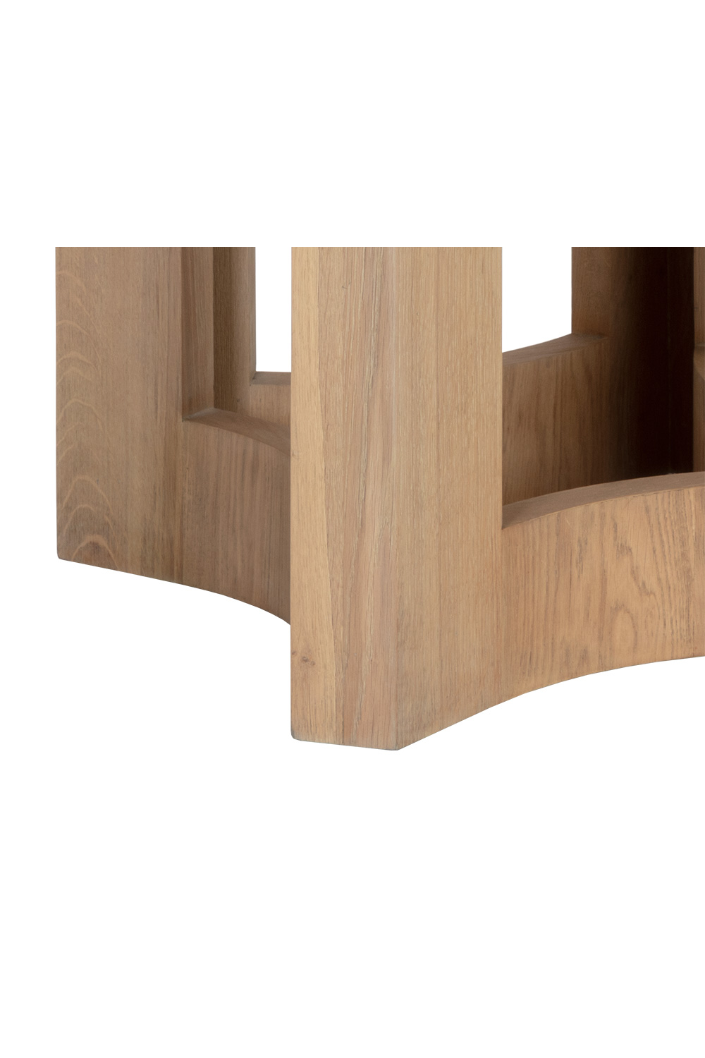 Natural Wood Round Dining Table by Splendido Elma, alternate view 4