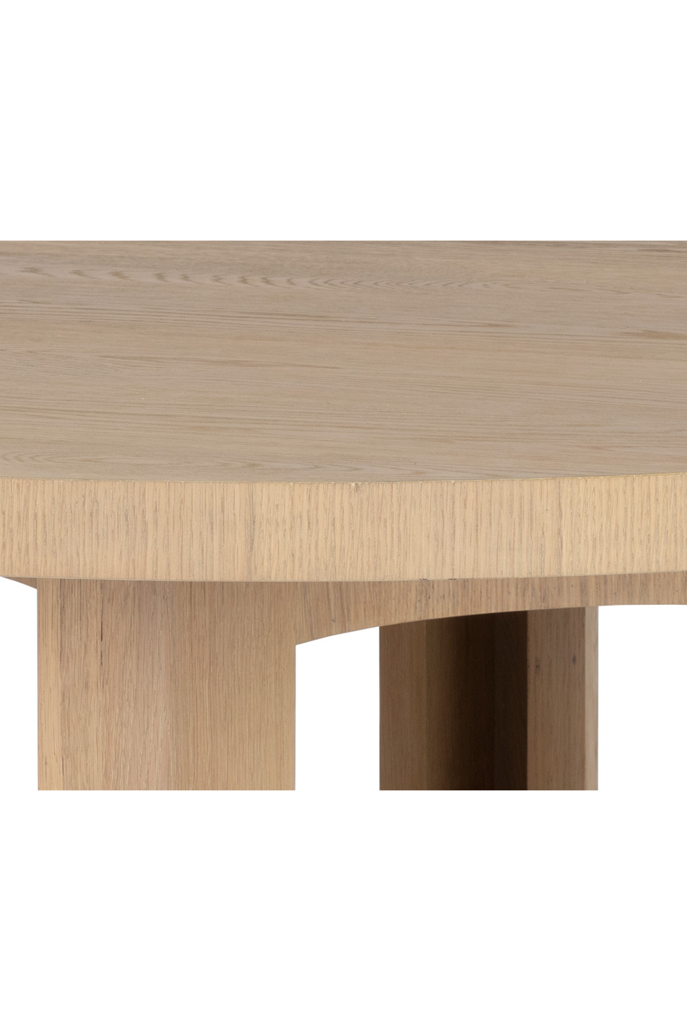 Natural Wood Round Dining Table by Splendido Elma, alternate view 5