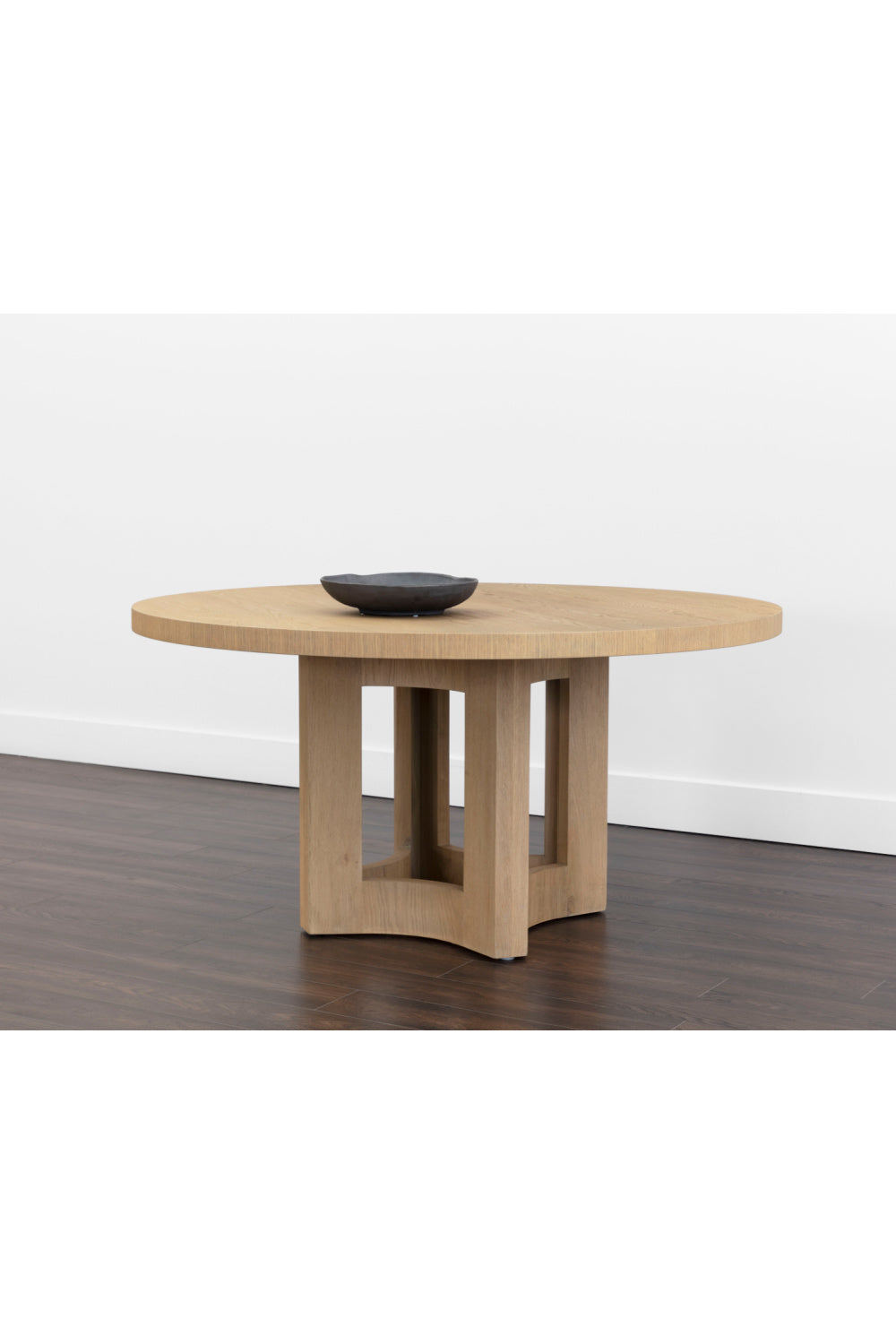 Natural Wood Round Dining Table by Splendido Elma, alternate view 6