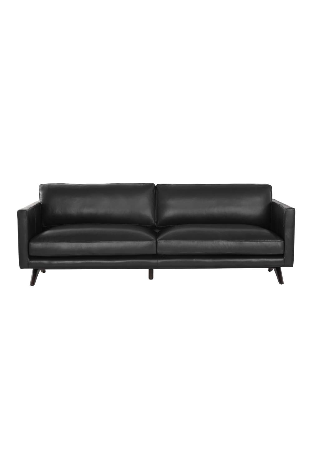 Modern European furniture - Retro-Inspired Leather Sofa - www.oroa.com