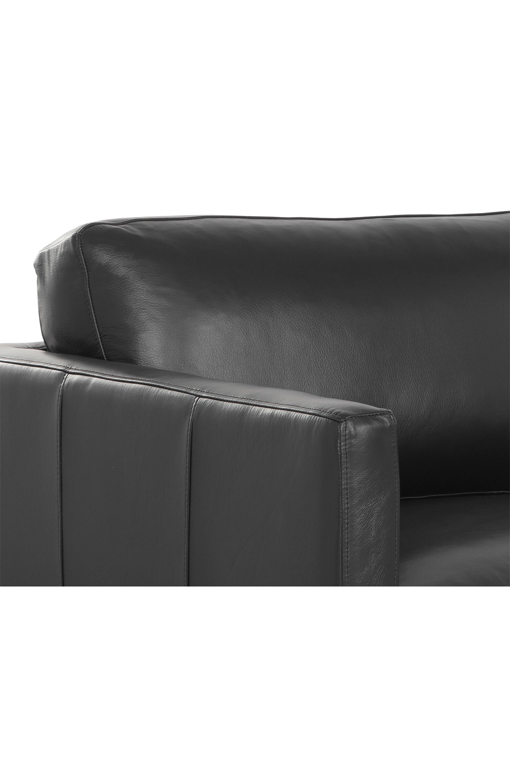 Retro-Inspired Leather Sofa by Splendido Rogers, alternate view 6